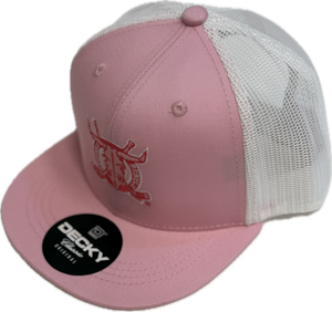 Youth Hat- Pink/White