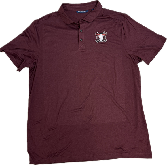 Men's Burgundy Polo