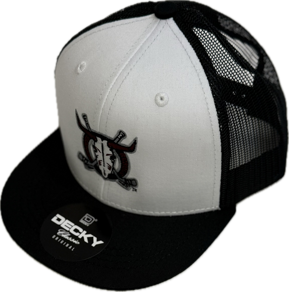 Youth Hat-Black/White