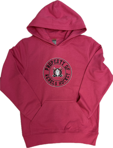Youth-Vault Pullover Dark Pink