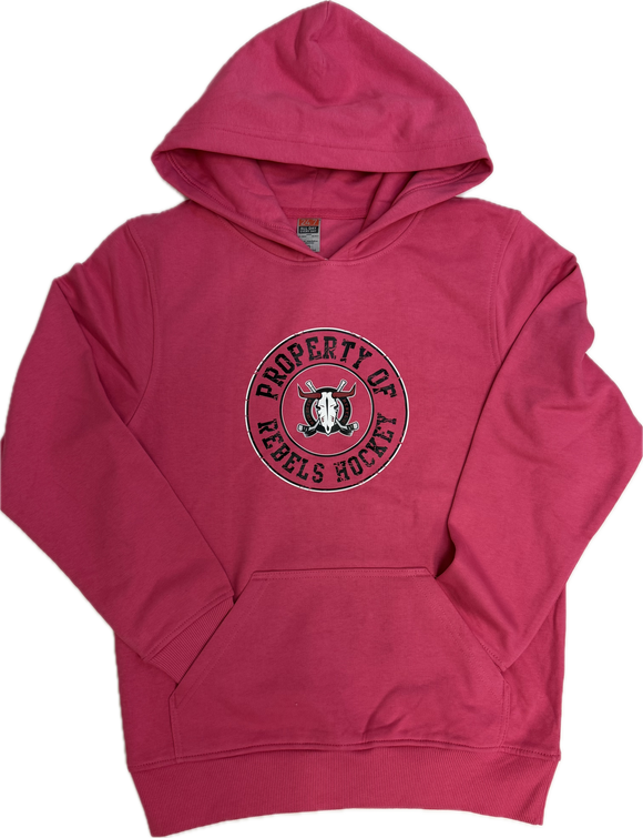 Youth-Vault Pullover Dark Pink