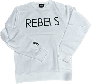 REBELS  White Bardown Sweatshirt