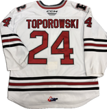 2024-25 Game Worn Jerseys-TOPOROWSKY #24