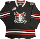 Adult Jersey-Power Play Black Regular Logo
